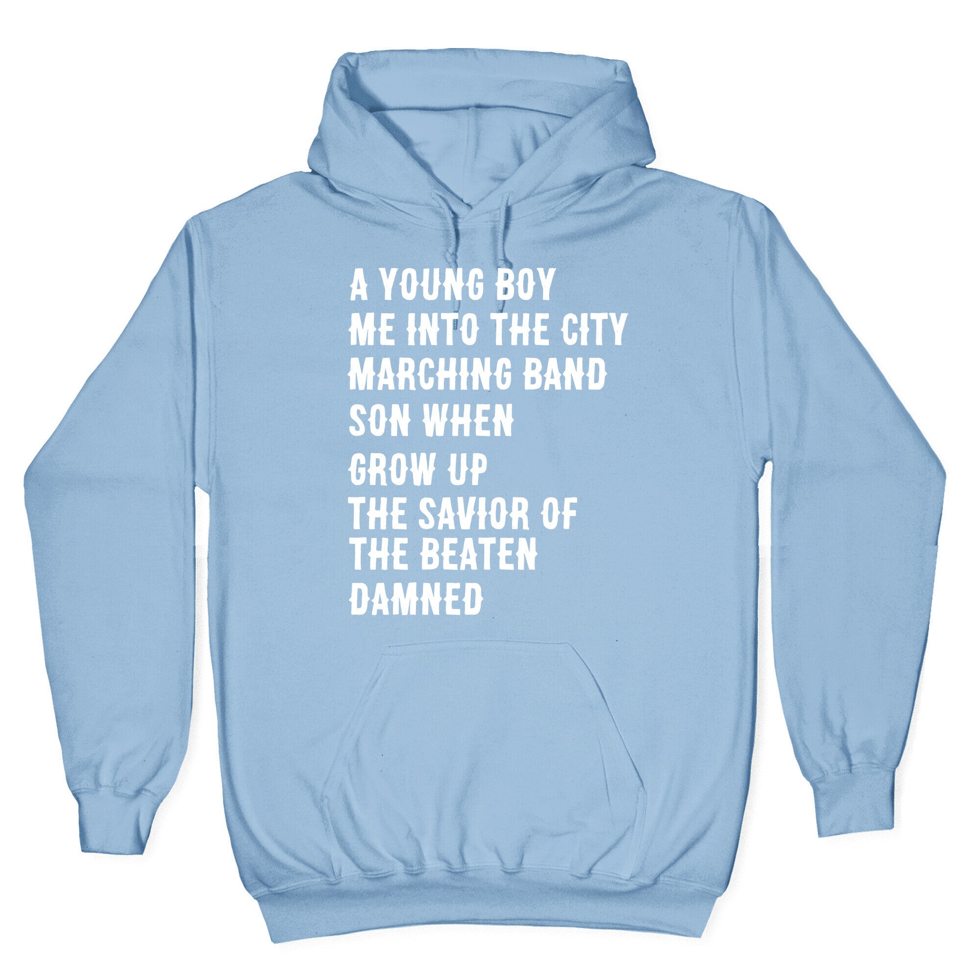 When I Was a Young Boy (1 of 2 pair) Hoodie